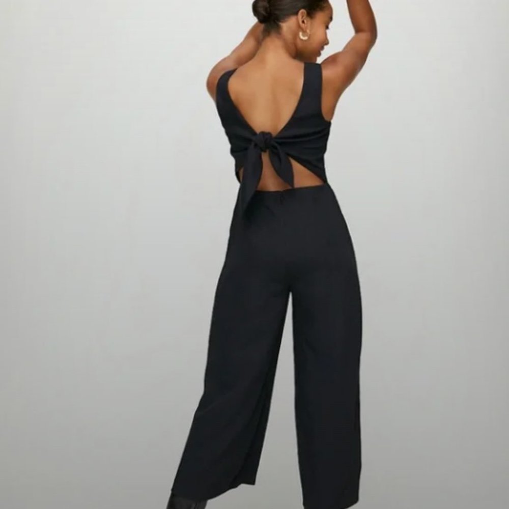 Aritizia Wilfred Women's New Écoulement V Jumpsuit - Black Size 0
